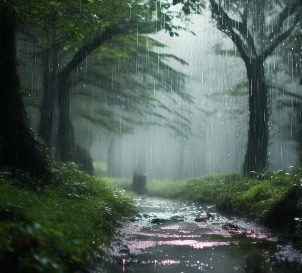 细雨润心，诗意悠然——雨中感悟,细雨如，诗意盎然—雨的描写与感悟,美好,第1张