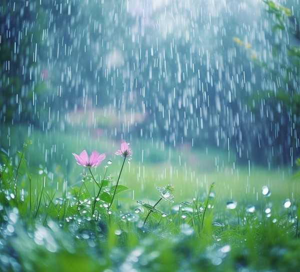 春雨润无声，春日雨景如诗画,春雨绵绵，润物无声—春日雨景的细腻描绘,美好,苏轼,冬日,第1张