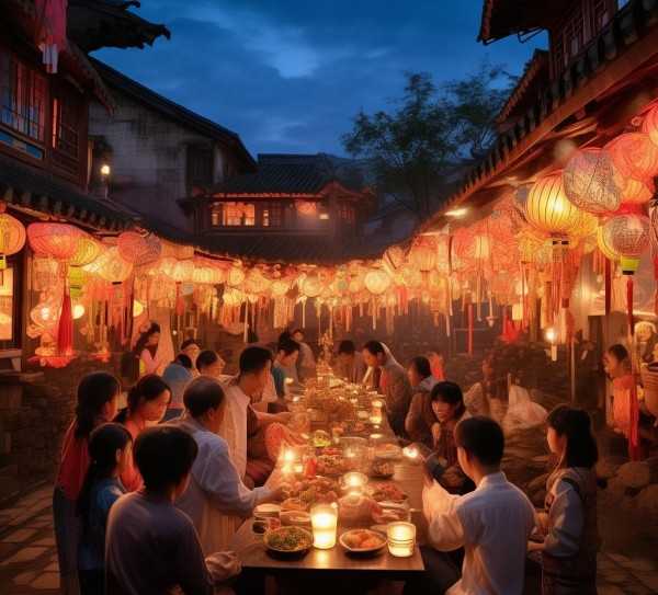 元宵夜民俗话团圆，元宵节的文化传承与当代价值,灯火阑珊元宵夜，民俗传承话团圆—元宵节的文化内涵与当代意义,美好,传承,魅力,第1张