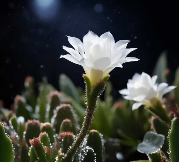 昙花一现，永恒之美的瞬间凝眸,昙花一现，永恒的美丽,美好,魅力,第1张